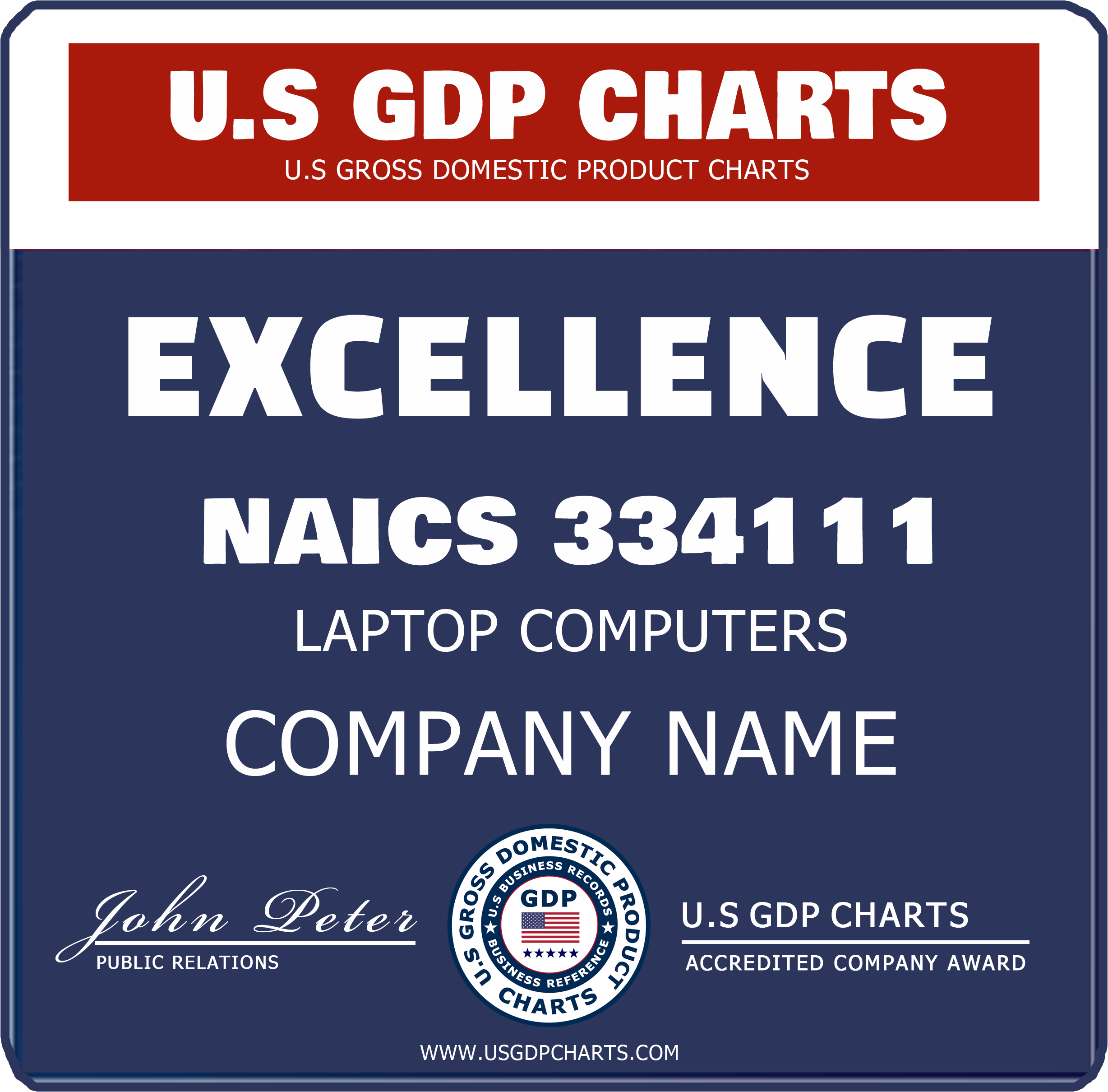 NAICS GDP Excellence Award